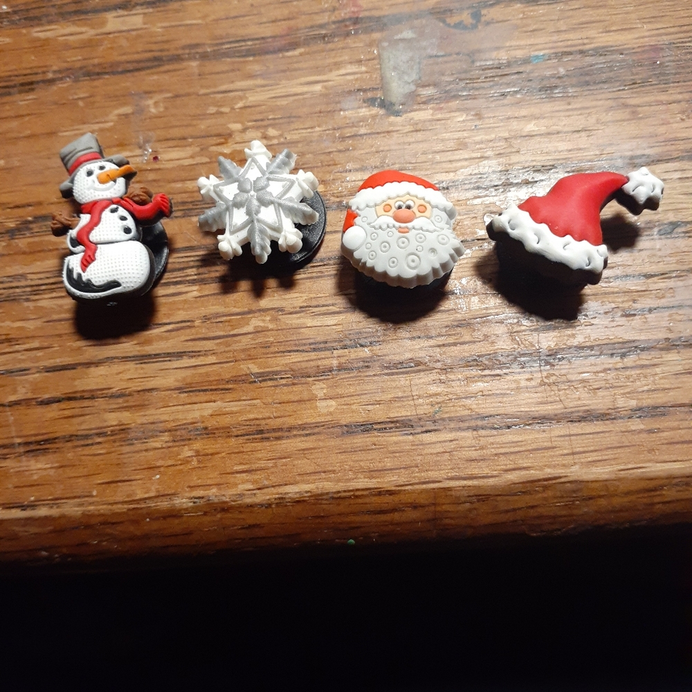 4pack Christmas jibbitz croc  charms
